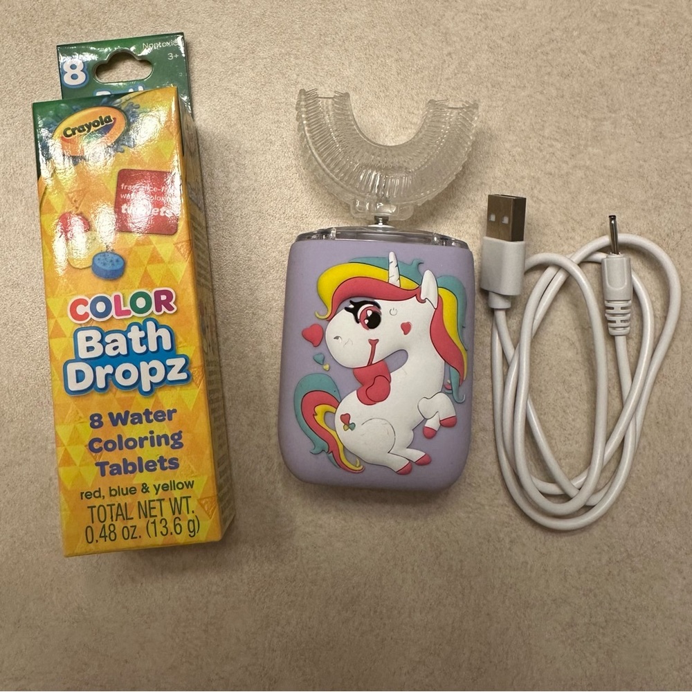 New! Kids electronic ultrasonic toothbrush plus FREE GIFT